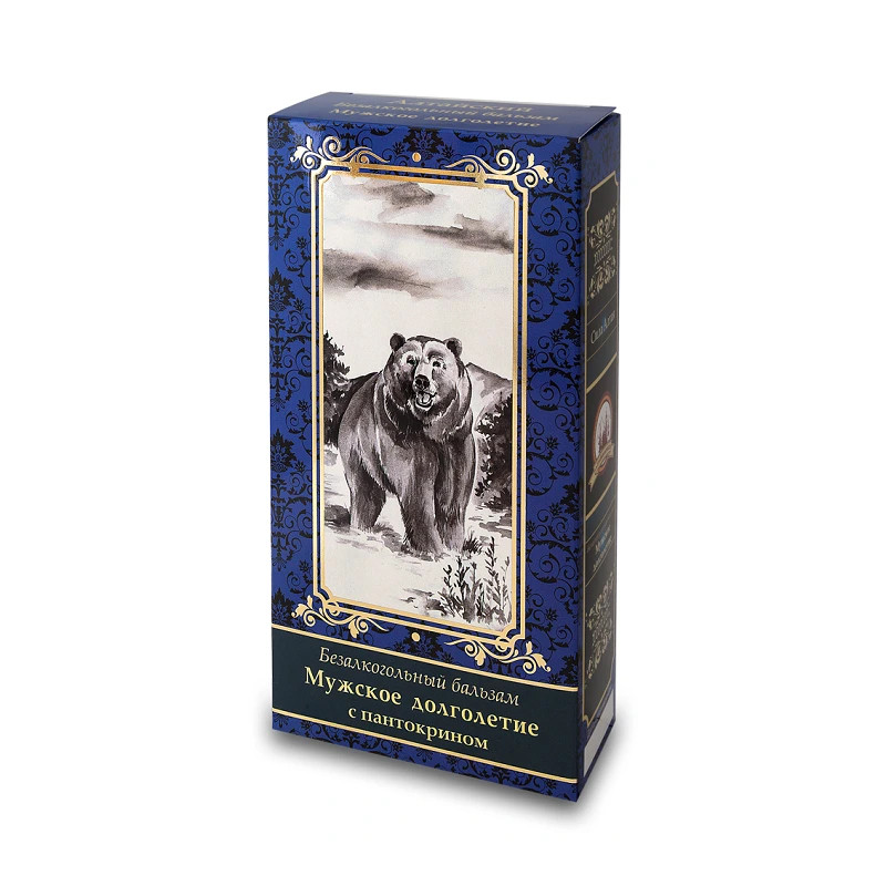 Бальзам с пантокрином Мужское долголетие 250 мл 