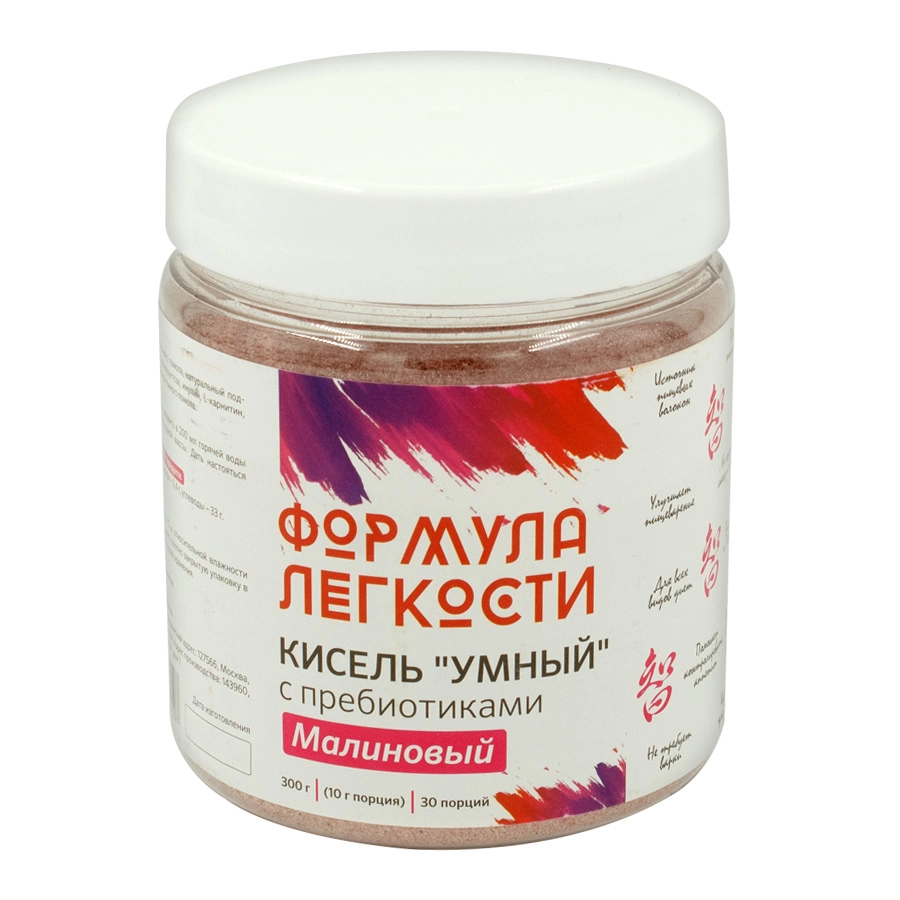 Кисель умный Формула легкости (с пребиотиками малина клубника смород)