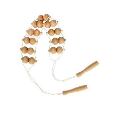 Массажер из алтайской березы ленточный роликовый