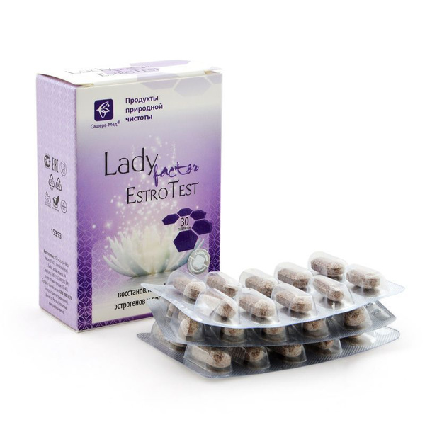 Концентрат пищ. востановление эстрогена и прогестерона LadyFactor Estrotest 