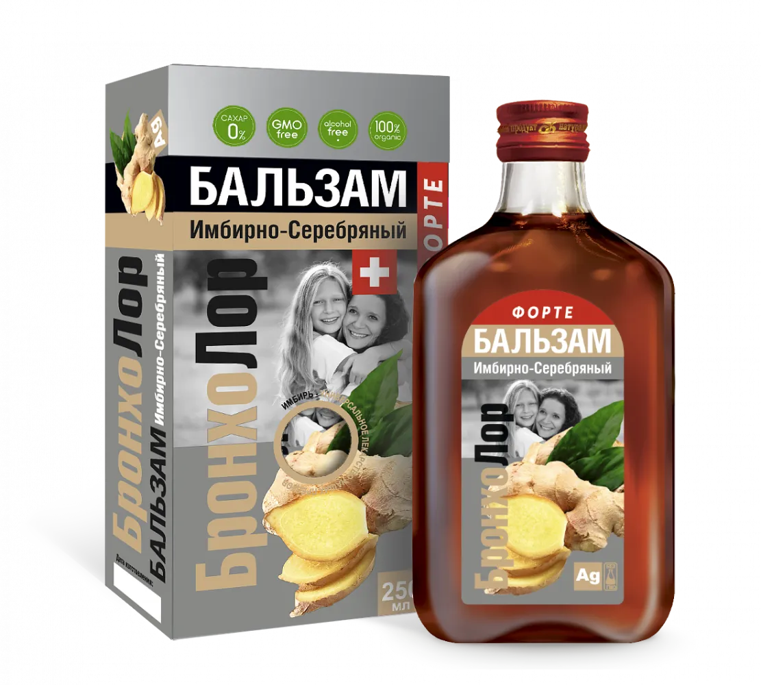 Имбирный бронхо лор (бальзам)