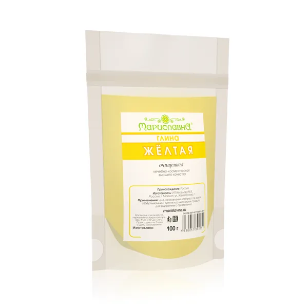 Глина желтая