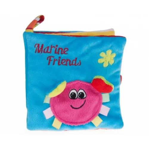 Игрушка мягкая книга с зеркальцем