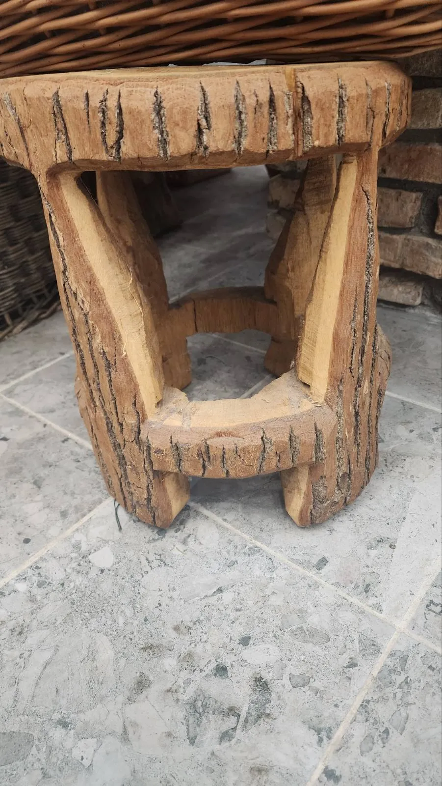 Табурет дубовый