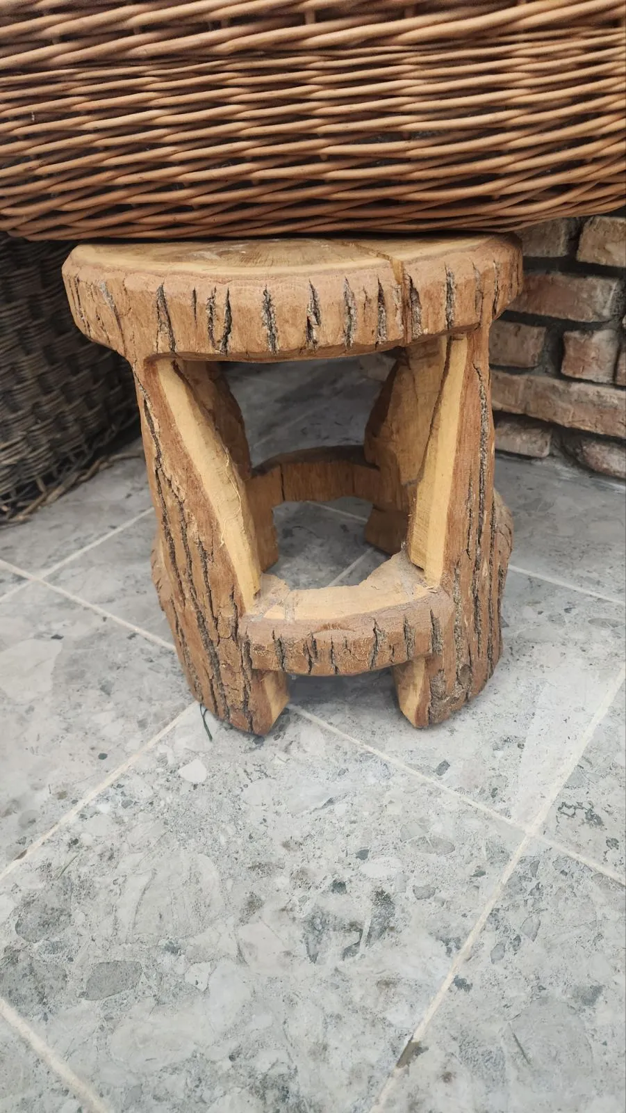 Табурет дубовый