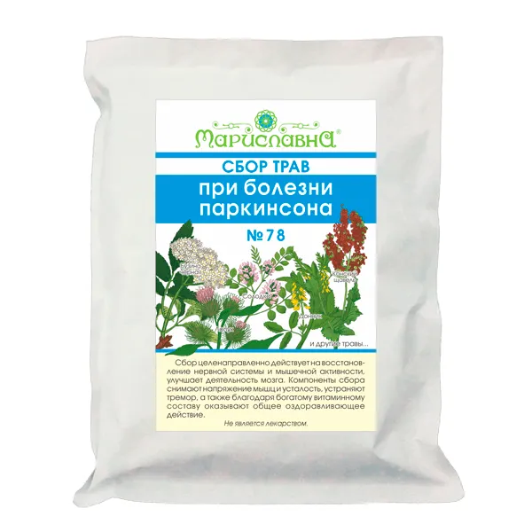 При болезни Паркинсона сбор трав №78