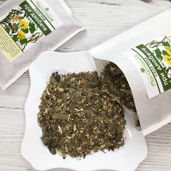 При диабете сбор трав №58