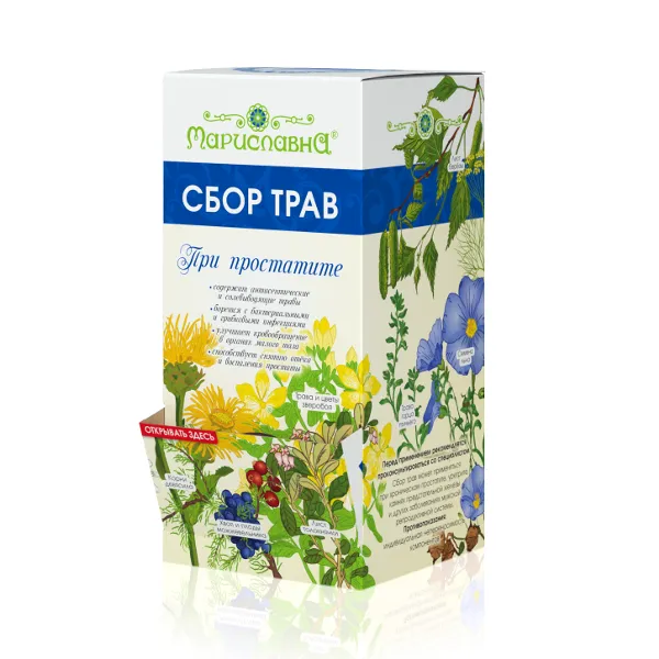 При простатите сбор в фильтр-пакетах