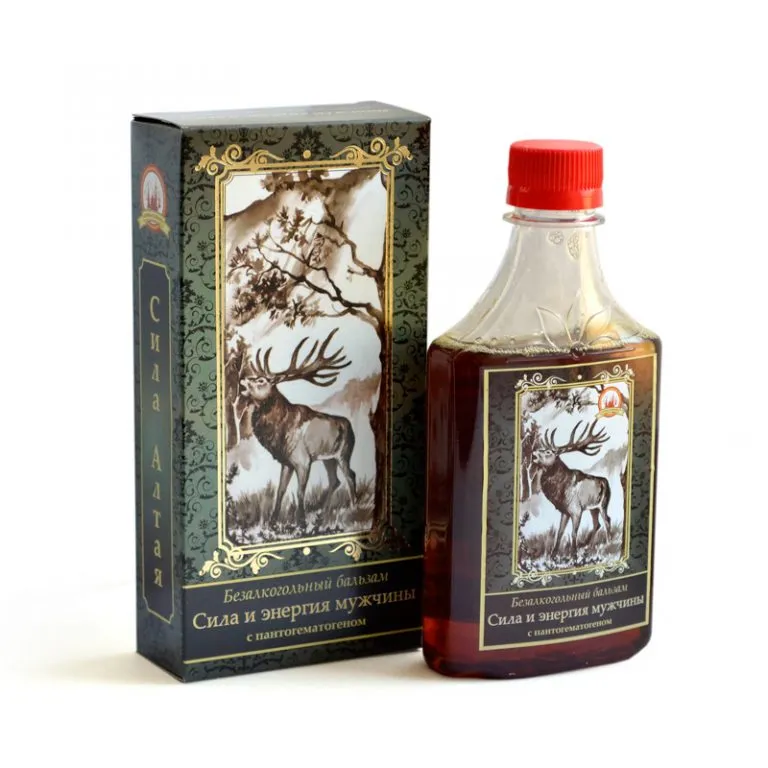 Сила и энергия мужчины с пантогематогеном (бальзам)