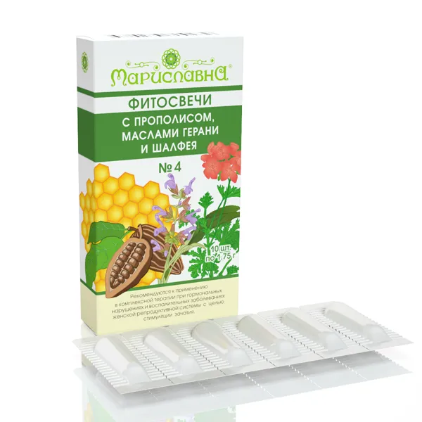 Фитосвечи №4 При женском бесплодии