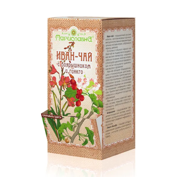 Иван-чай с боярышником и гинкго ф/п