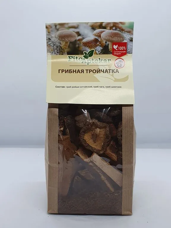 Тройчатка грибная (рейши+шиитаке+чага) Тройчатка грибная (рейши+шиитаке+чага)