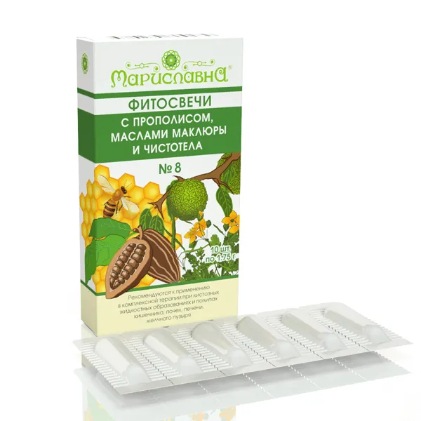 Фитосвечи №8 При полипах и кистах