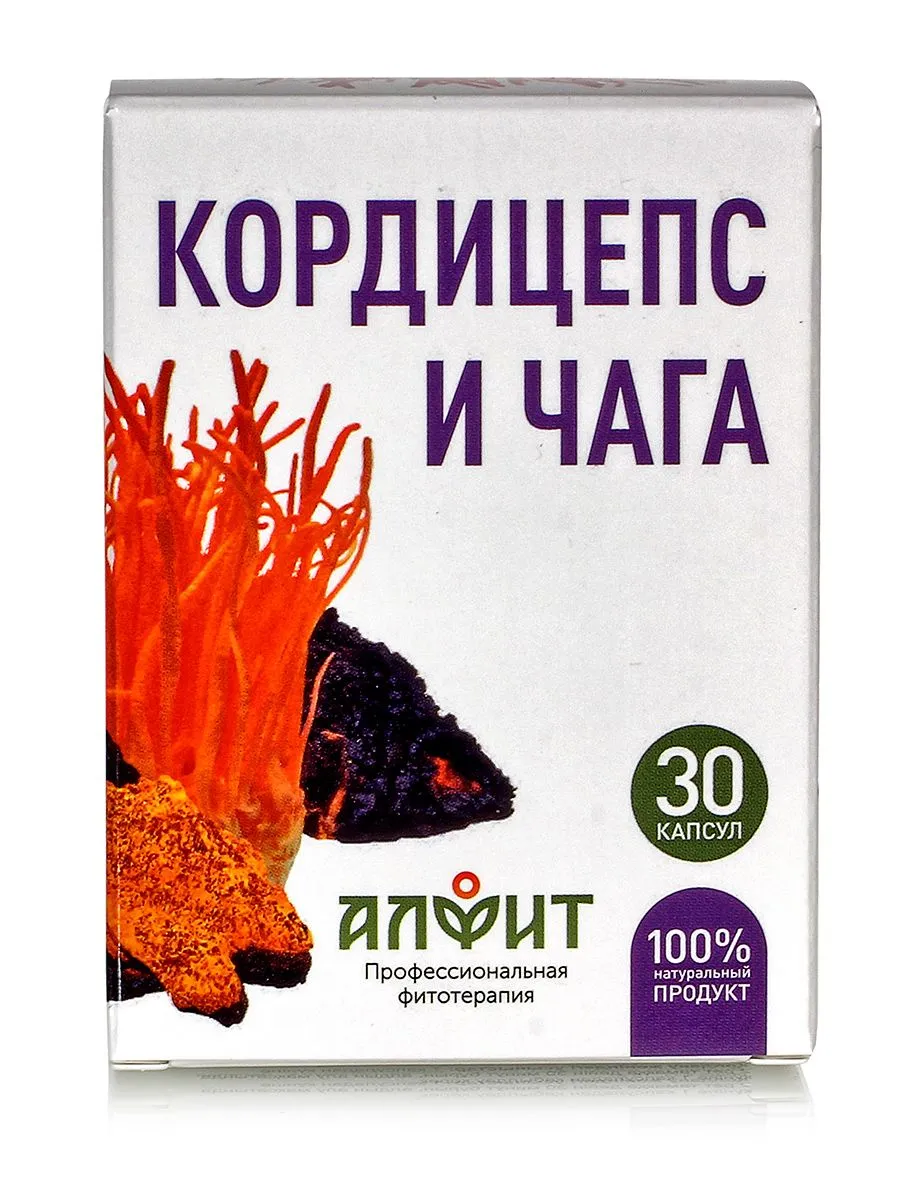 Кордицепс и чага гриб (капсулы)