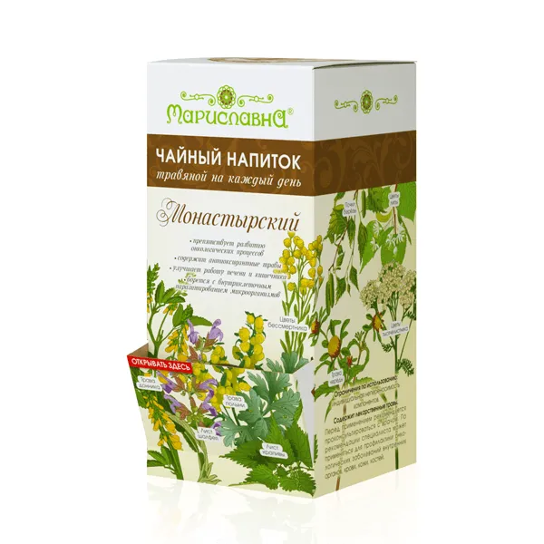 Монастырский, фиточай в фильтр-пакетах