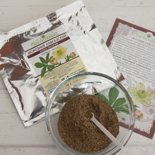 Морозник Кавказский корень молотый + мерная ложечка