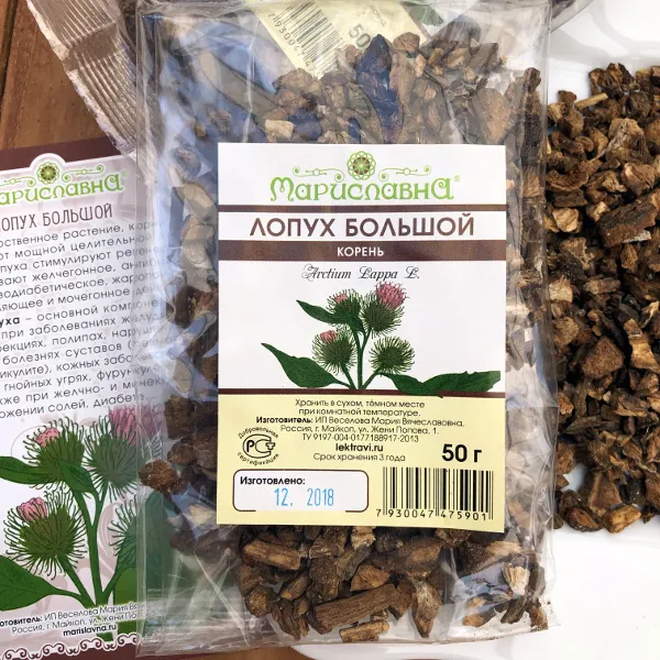 Лопух (корень)