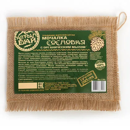 Мочалка льняная Сосновая