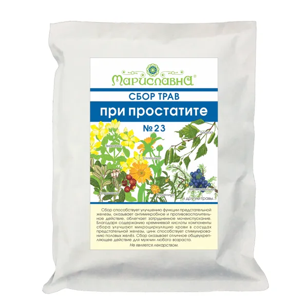 При простатите сбор трав №23 