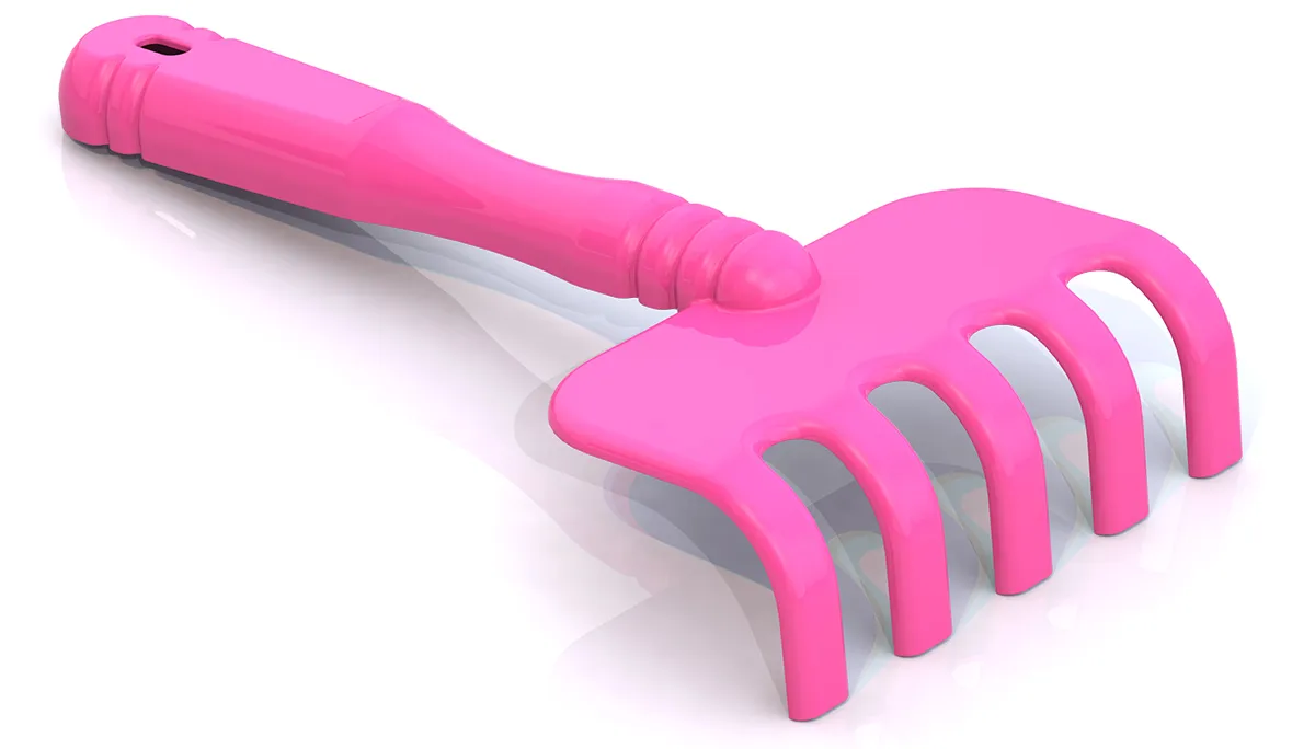 Грабли розовые