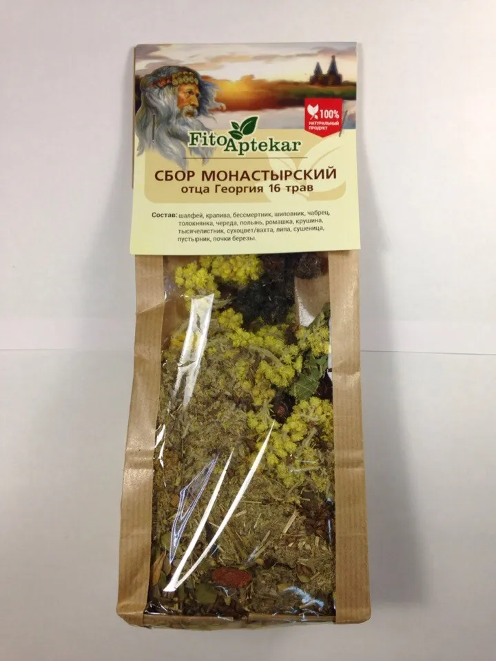 Монастырский сбор отца Георгия 16 трав  Монастырский сбор отца Георгия 16 трав