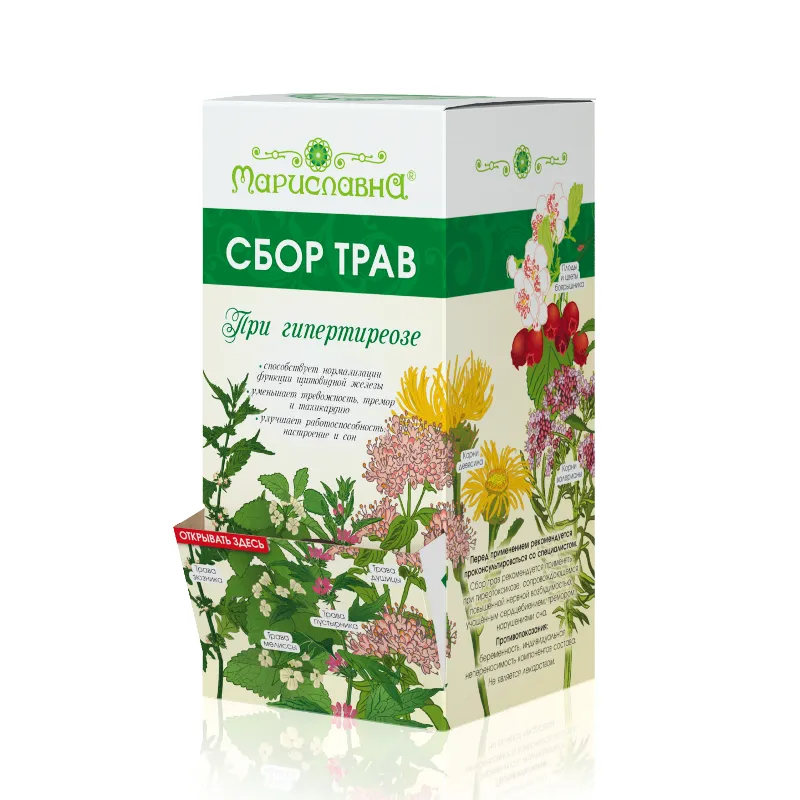 При гипертериозе сбор фильтр-пакеты