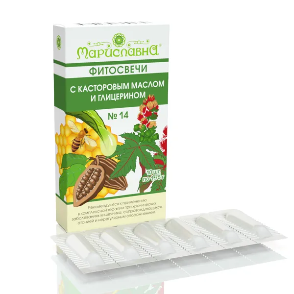 Фитосвечи №14 Слабительные