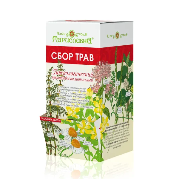 Гинекологический противовоспалительный сбор трав в фильтр-пакетах
