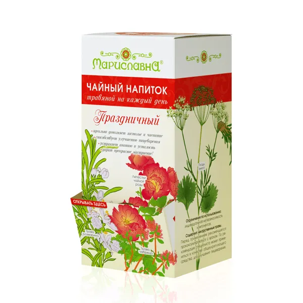 Праздничный, фиточай в фильтр-пакетах