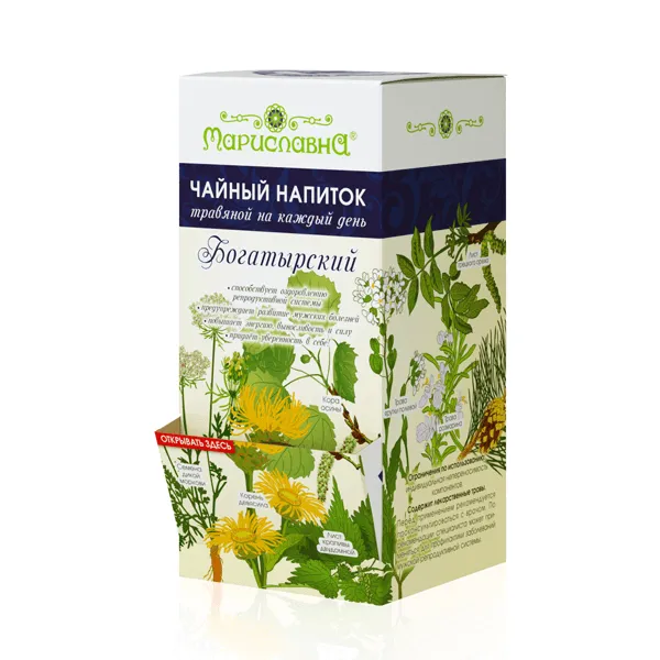Богатырский, фиточай в фильтр-пакетах