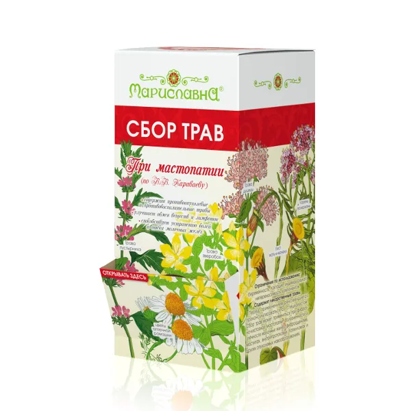 При мастопатии сбор в фильтр-пакетах